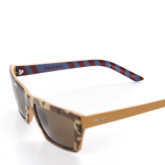 PRADA Disguise Multicolored Camouflage Unisex Sunglasses SPR 04V - Picture 5 of 8